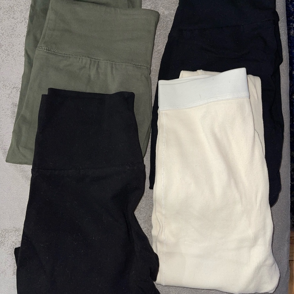 Black and Green Leggings Bottoms